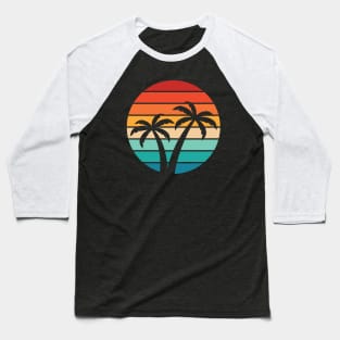 retro sunset palm trees Baseball T-Shirt